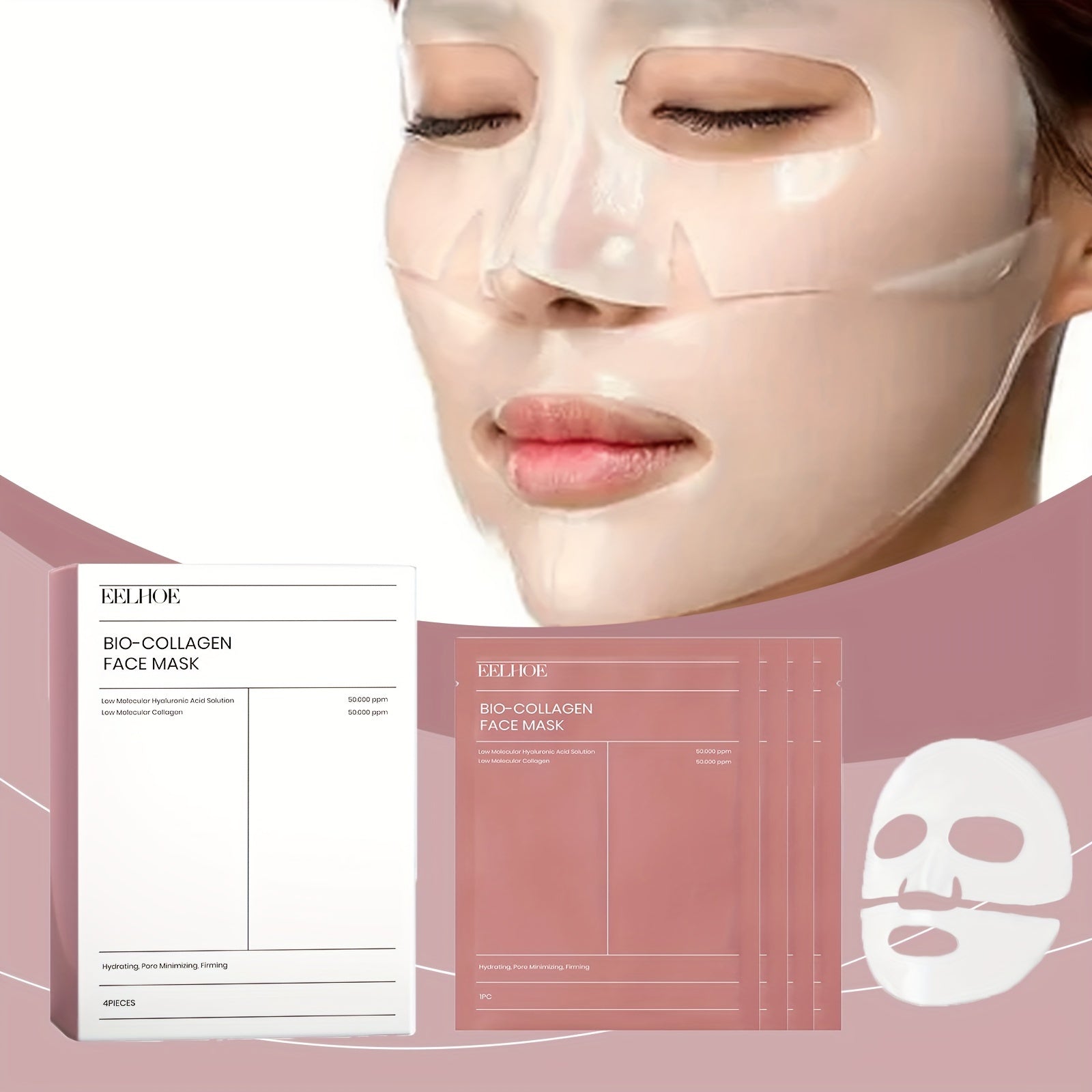 Collagen Facial Mask - Moisturizing, Smooth Skin