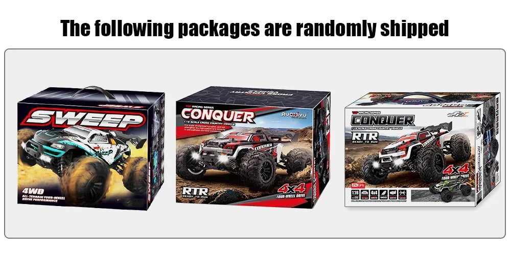 TITANX™ CONQUER – Large 1:16 Scale RC Car - Up to 34 mph
