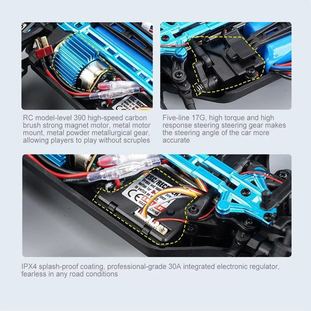 TITANX™ CONQUER – Large 1:16 Scale RC Car - Up to 34 mph