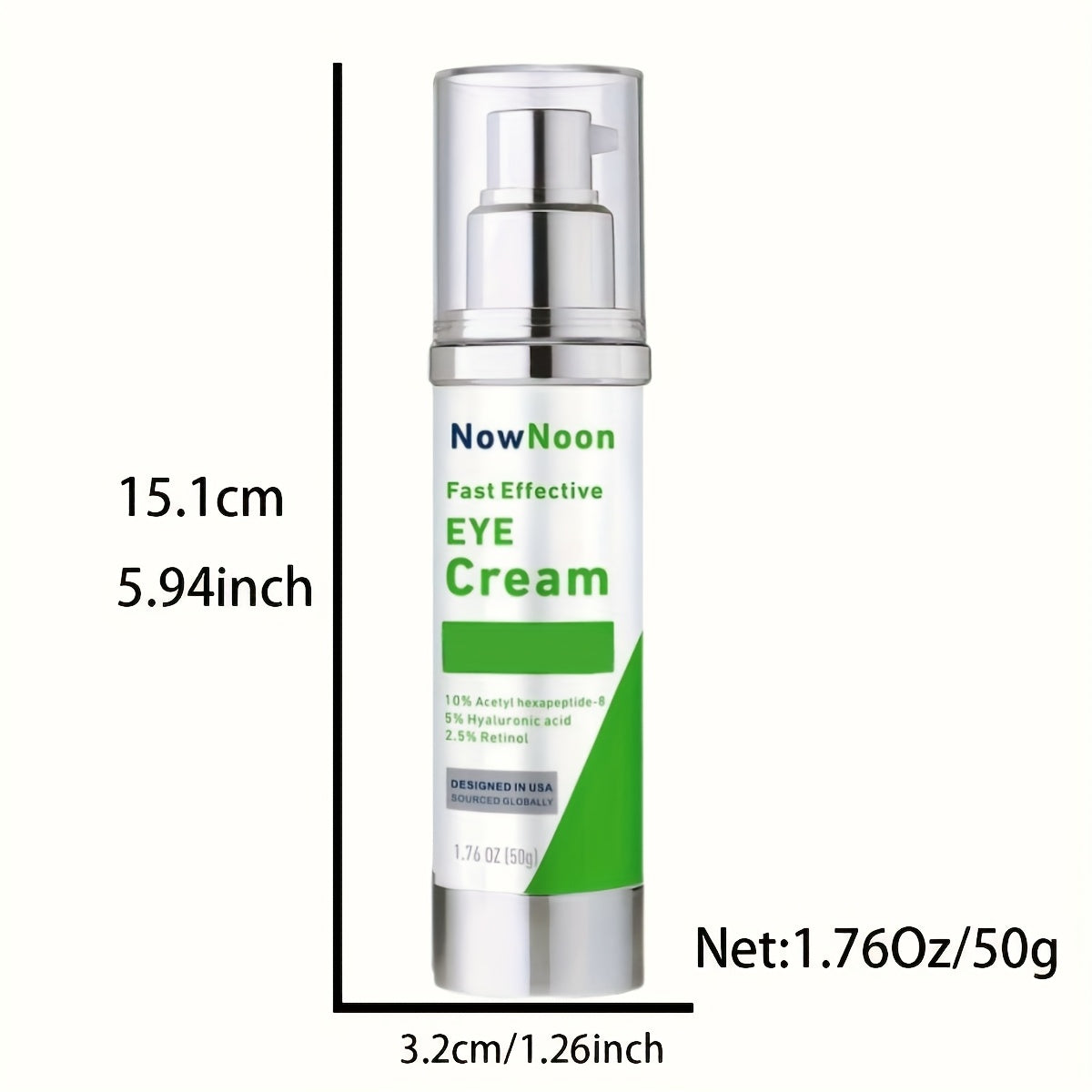 Dermalift 360 Eye - Eye Cream with Collagen, Hyaluronic Acid & Retinol