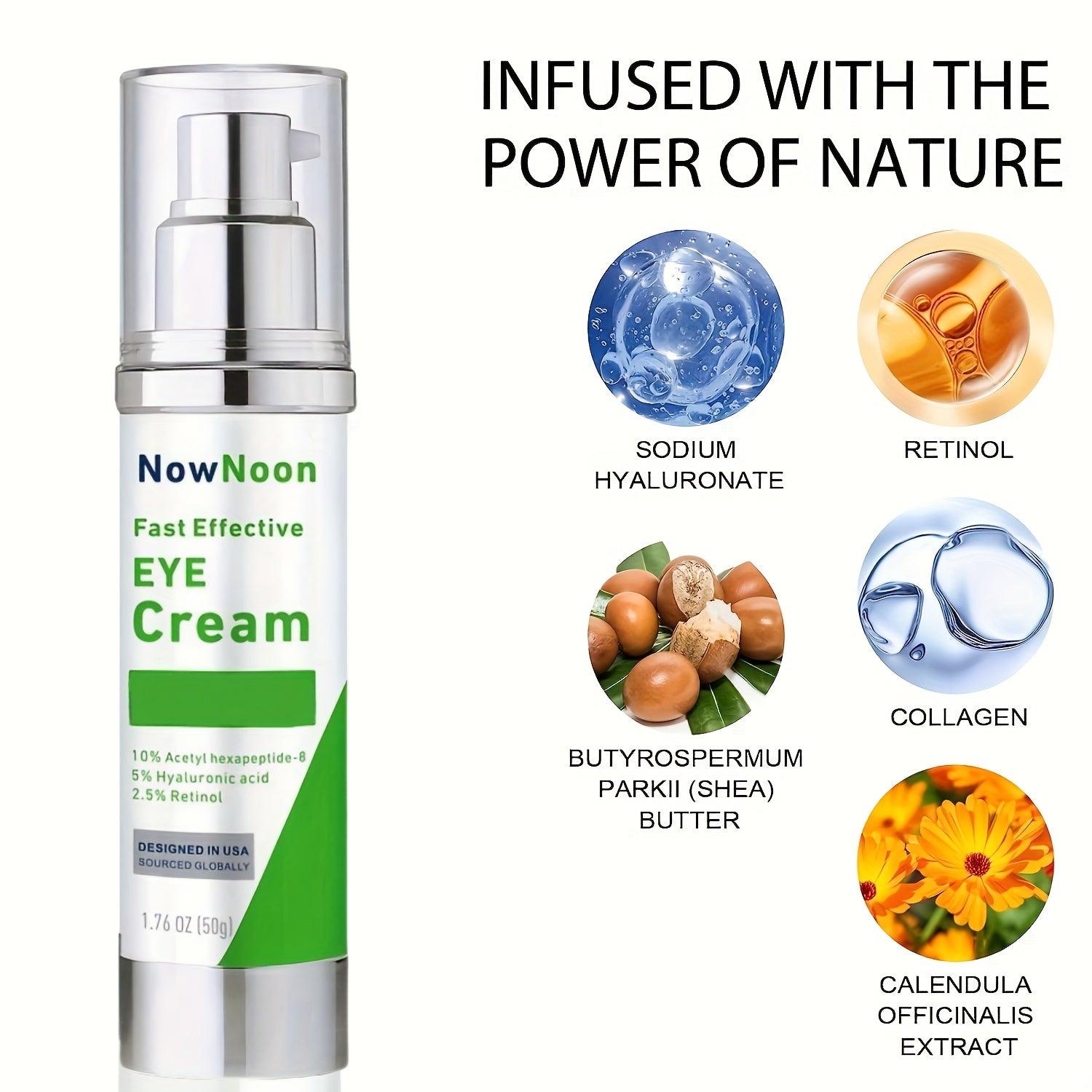 Dermalift 360 Eye - Eye Cream with Collagen, Hyaluronic Acid & Retinol
