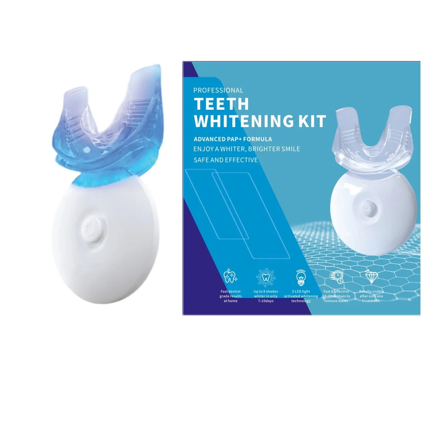 Cepillo de dientes eléctrico sónico tipo U, cabezal de silicona, 360 grados, inteligente, carga USB automática, resistente al agua, blanqueador dental.