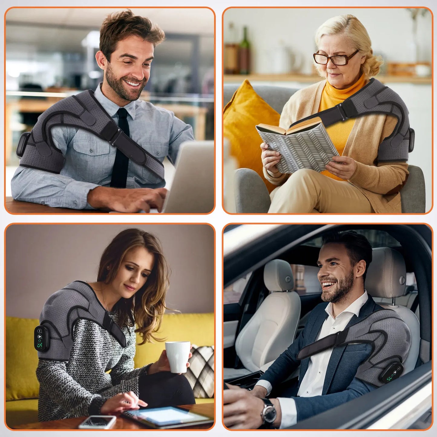 Smart LED Joint Massager: Deep Relief for Knee & Shoulder