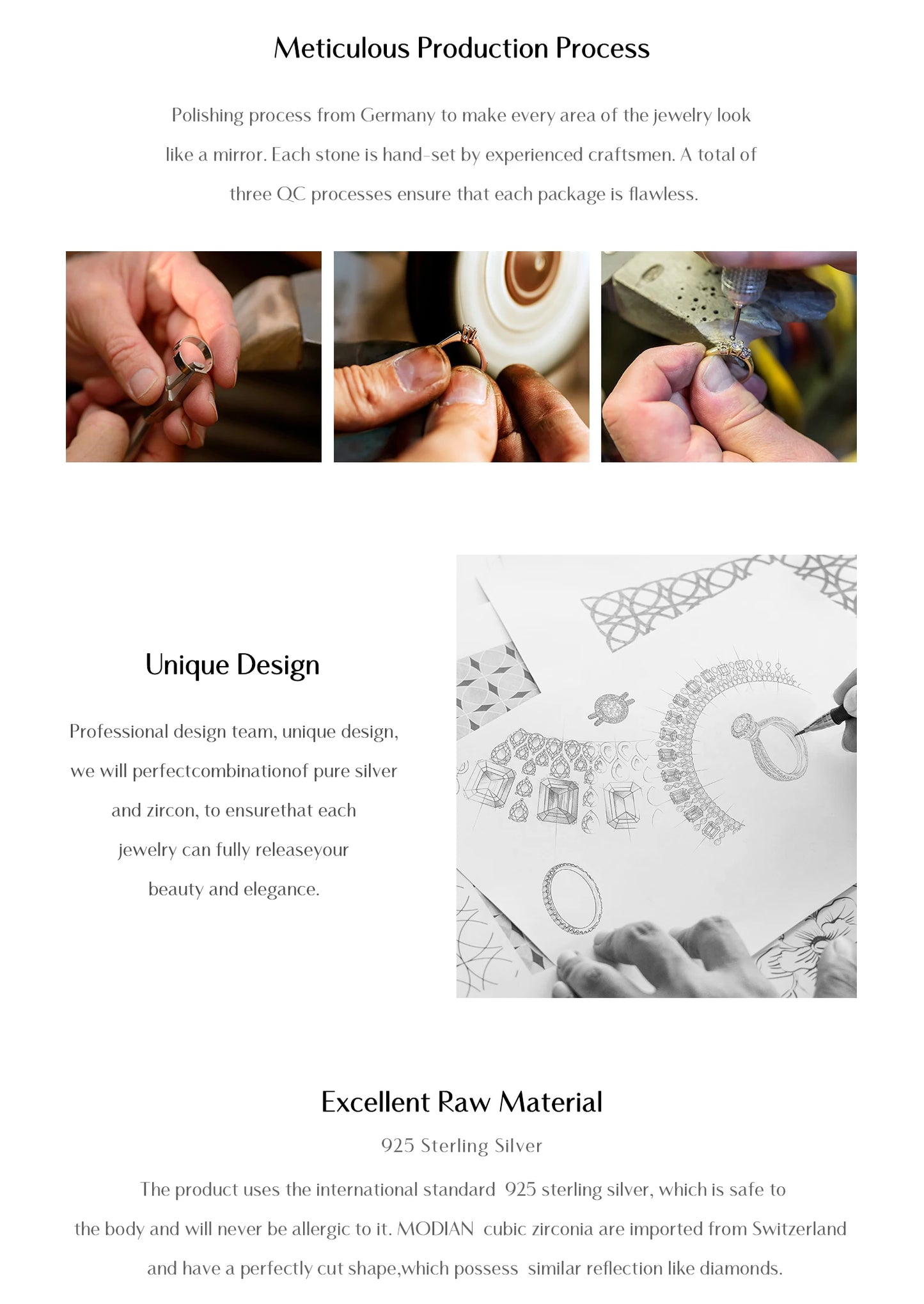 MODIAN 5 Sizes D Color Moissanite Earrings 925 Sterling Silver Sparkling Luxury Stud Earrings For Women Wedding Fine Jewelry