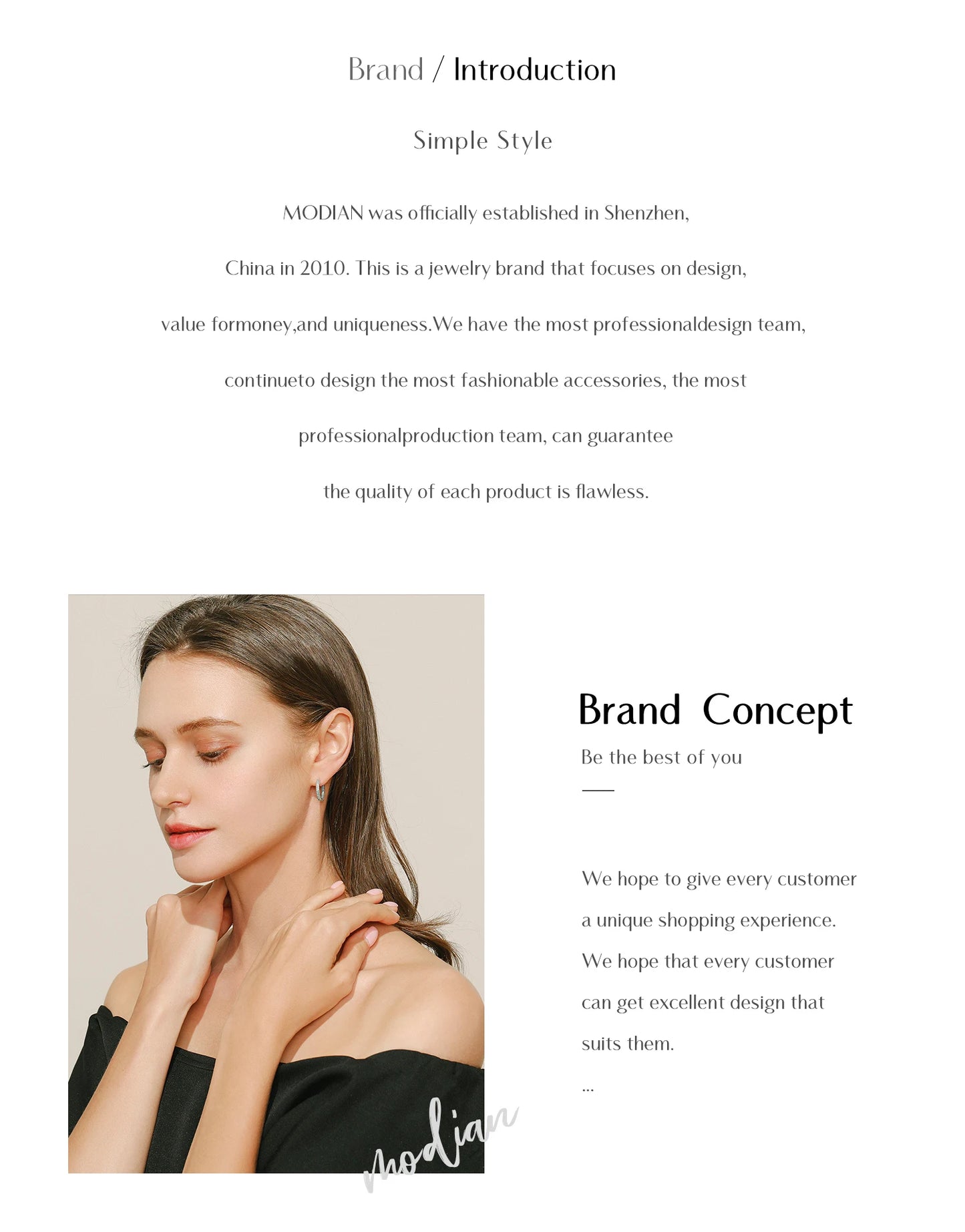 MODIAN 5 Sizes D Color Moissanite Earrings 925 Sterling Silver Sparkling Luxury Stud Earrings For Women Wedding Fine Jewelry