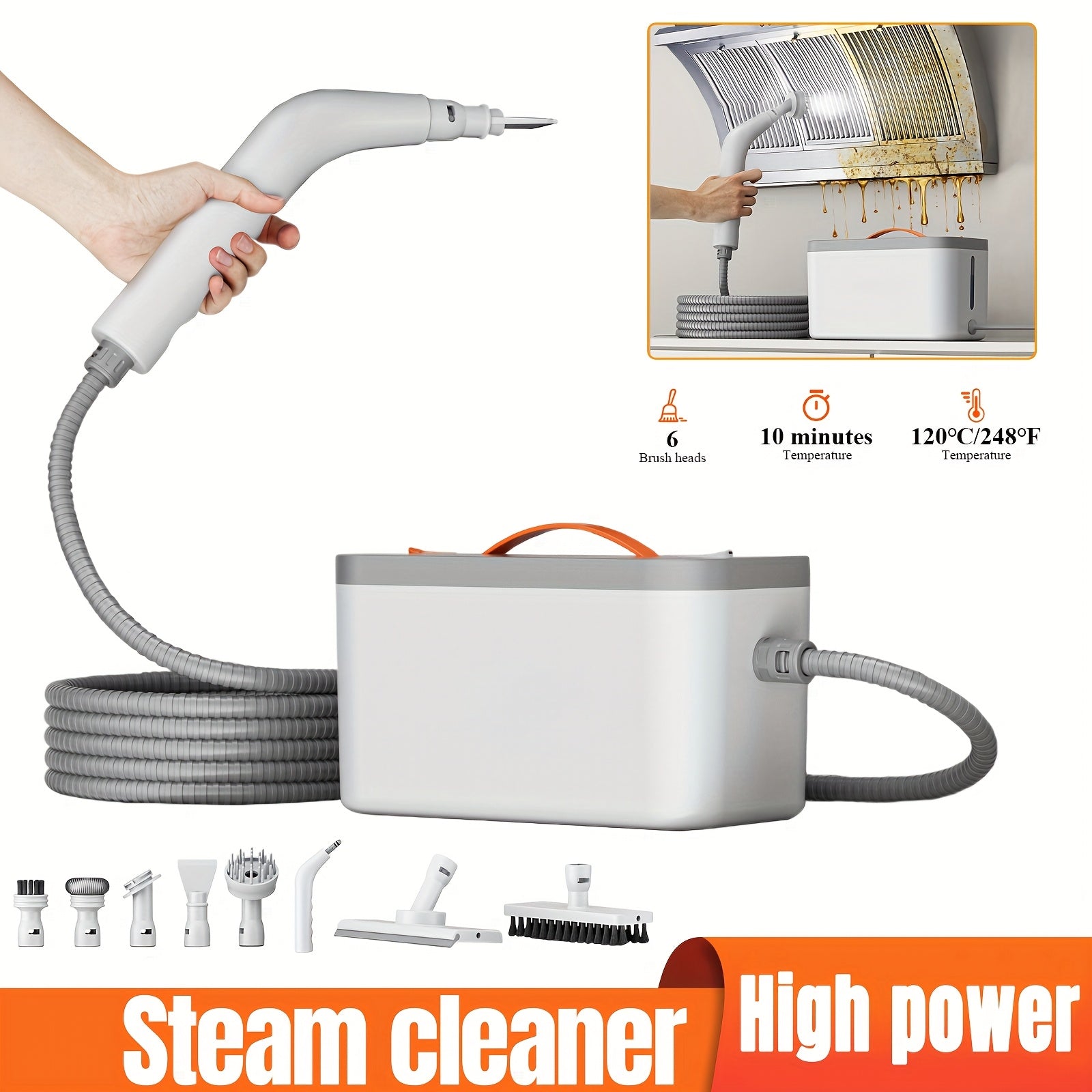 JetSteam Pro – 15-Second Heat-Up. 6-in-1 Deep Cleaning Power.